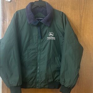 John Deere Dark Green Bomber Jacket